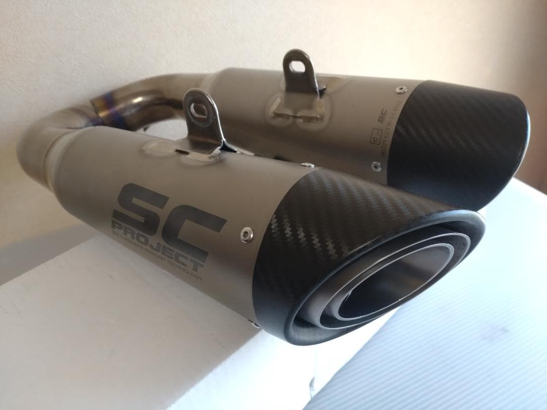 ★SC Projectマフラー ハイパーモタード950＋消音インナーサイレンサー