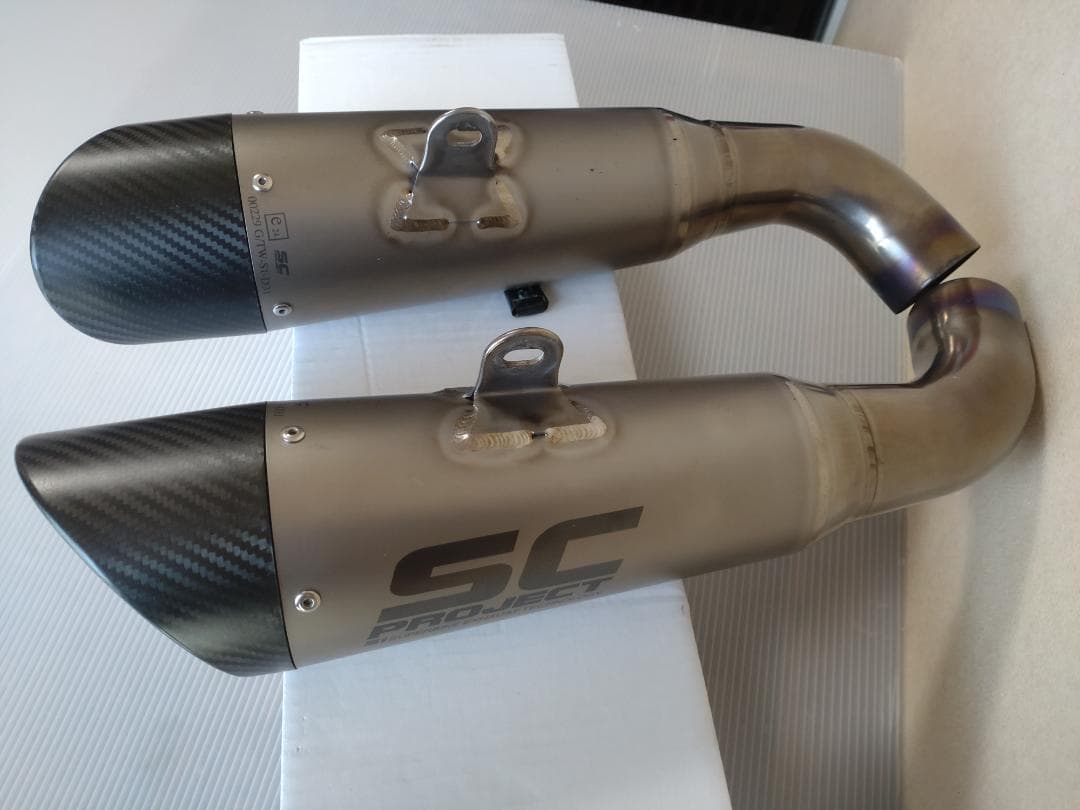 ★SC Projectマフラー ハイパーモタード950＋消音インナーサイレンサー