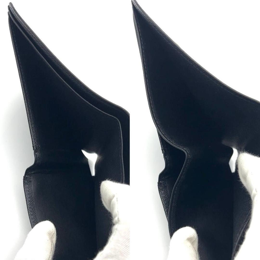 ルイヴィトン エクリプス 二つ折り財布 ミュルティプル 札入れ ブラック