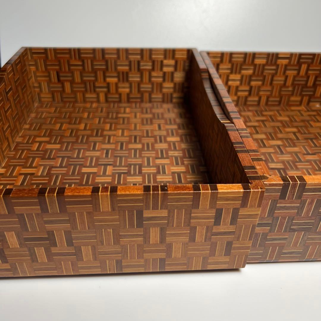 寄木細工 文庫 本間木工所