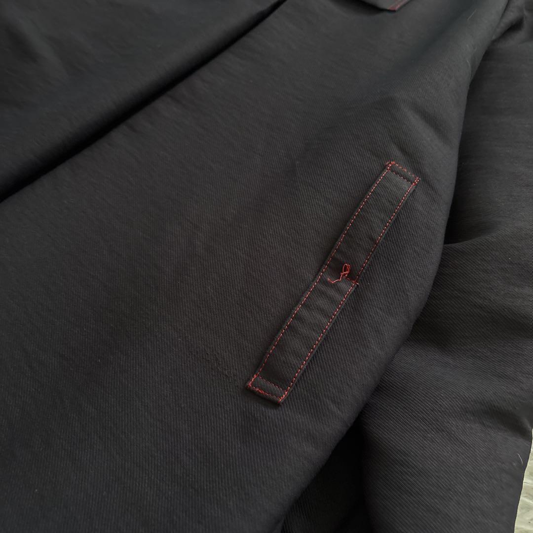 【MI.YA.CO】トレンチコート　レディース　ウエストリボン　濃紺　Fサイズ