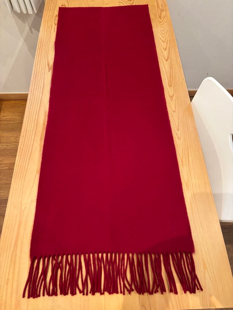 【Johnstons】　未使用に近い ジョンストンズ　マフラカシミヤ　WA57