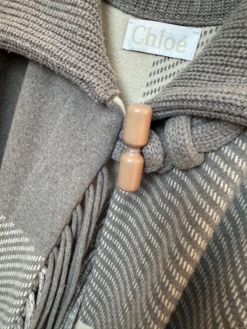 chloe ドルマンコート ケープコート