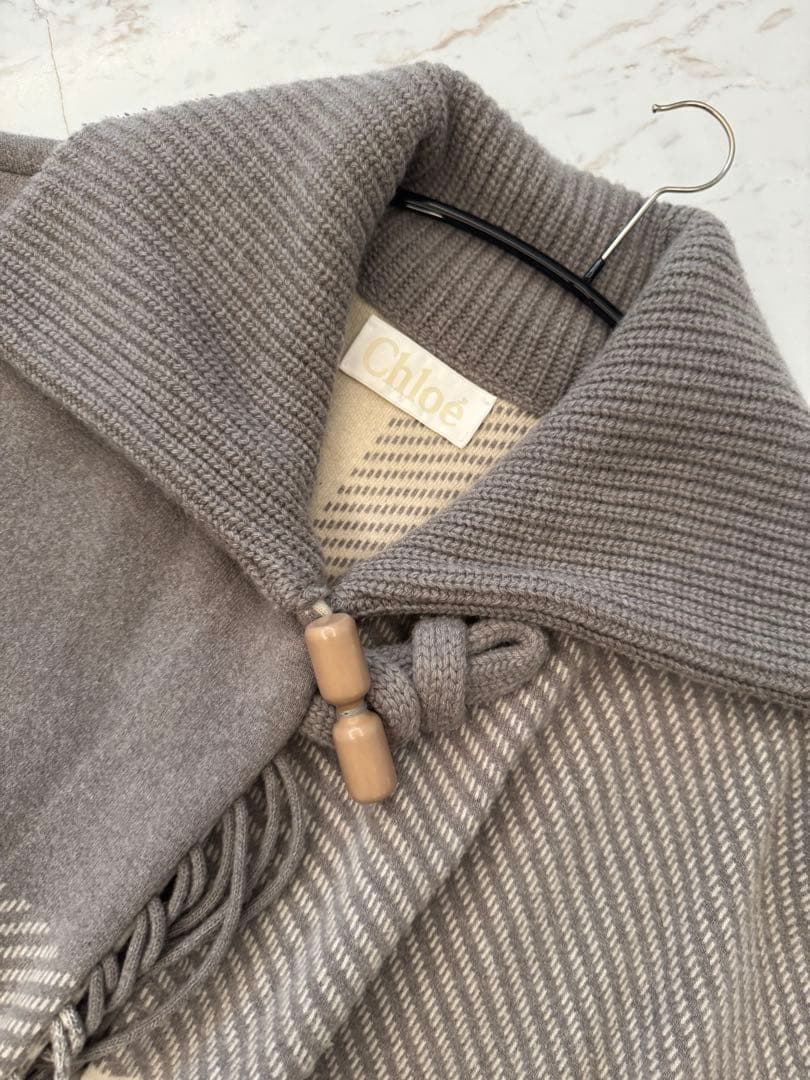 chloe ドルマンコート ケープコート