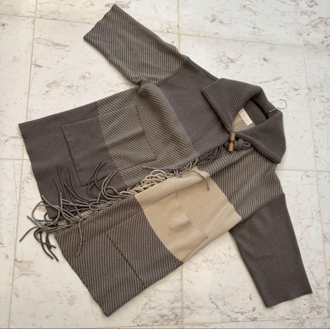 chloe ドルマンコート ケープコート