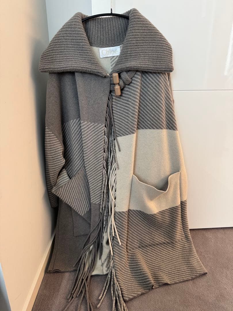 chloe ドルマンコート ケープコート