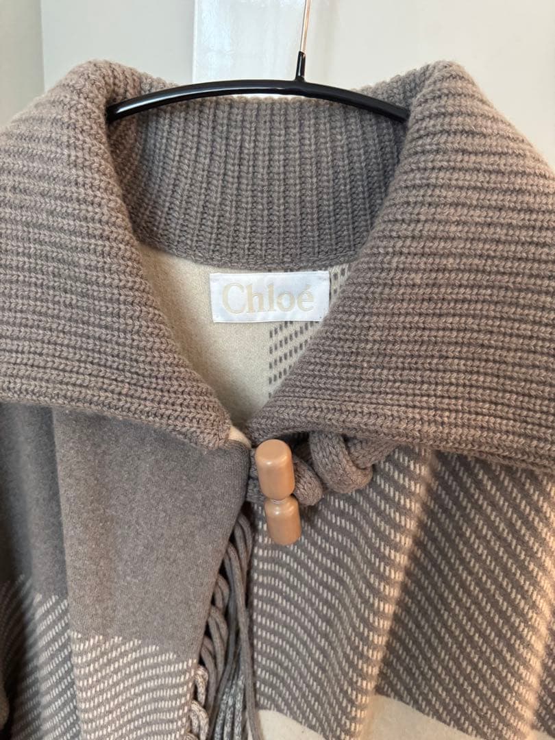 chloe ドルマンコート ケープコート