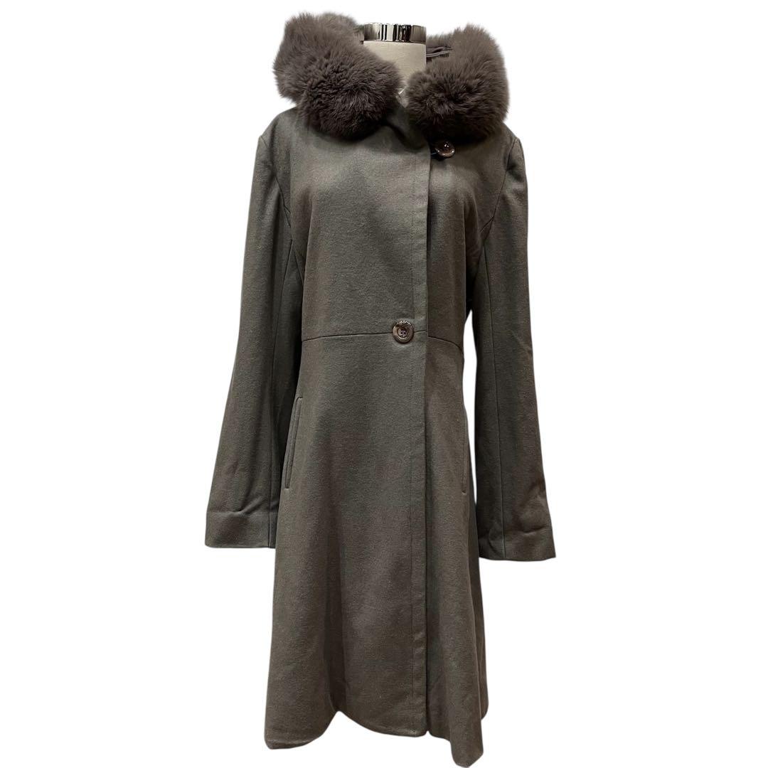 新品マックスマーラスタジオ　ロングウールコート　サイズ42