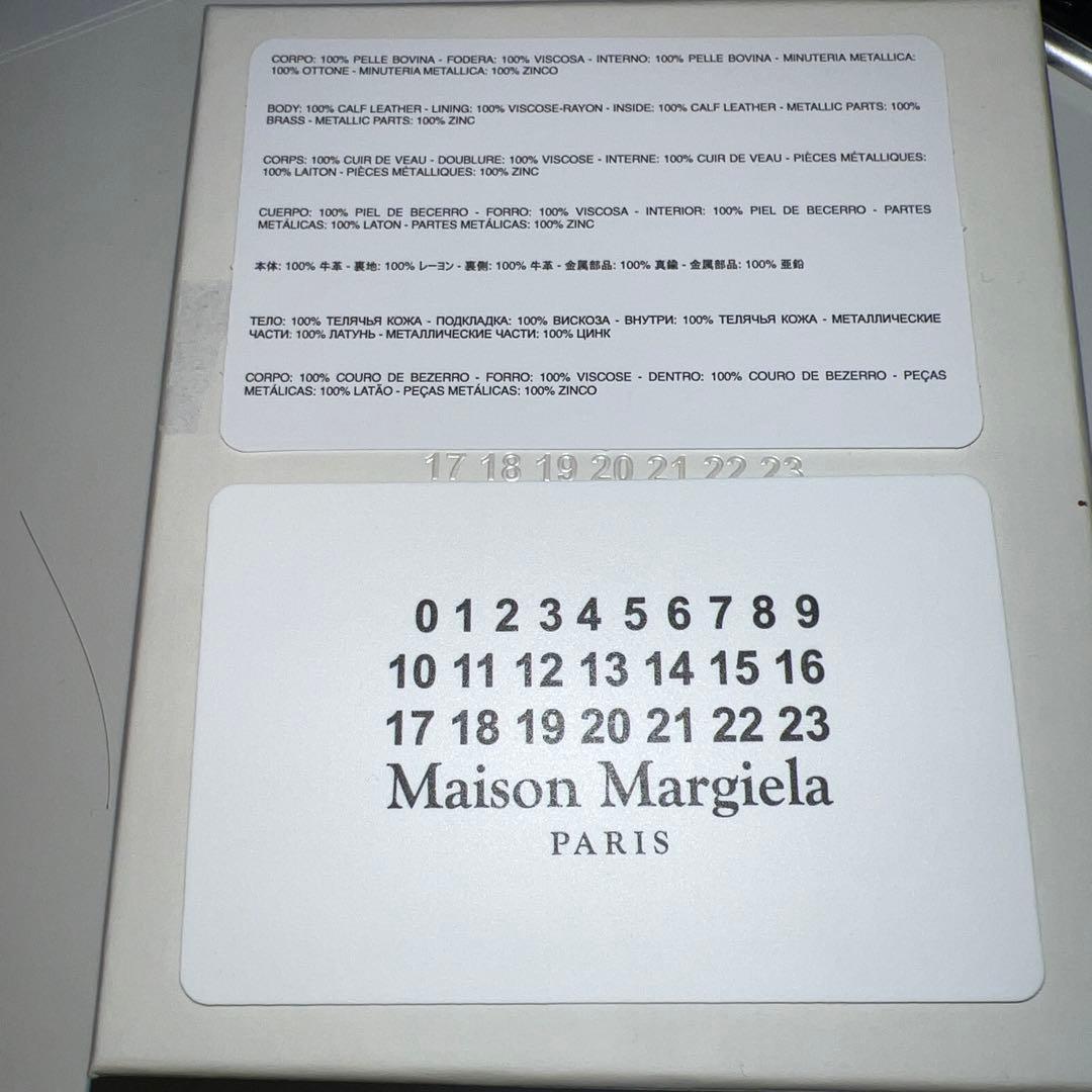 ☆新品未使用☆Margiela Flip flap wallet 財布 黒