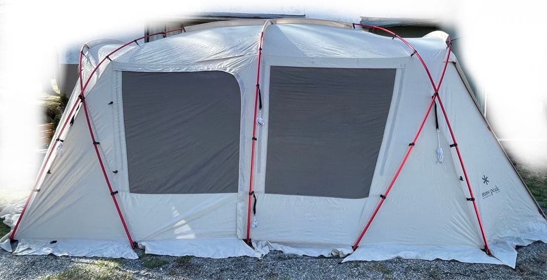 スノーピーク　ランドロックアイボリーレッドフレーム2019雪峰祭限定