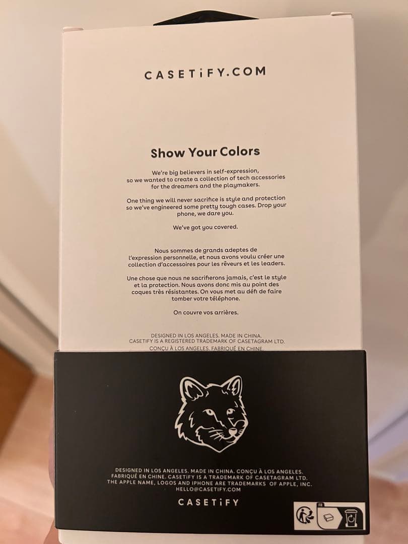 CASETiFY×MAISON KITSUNÉ iPhone 14 ケース