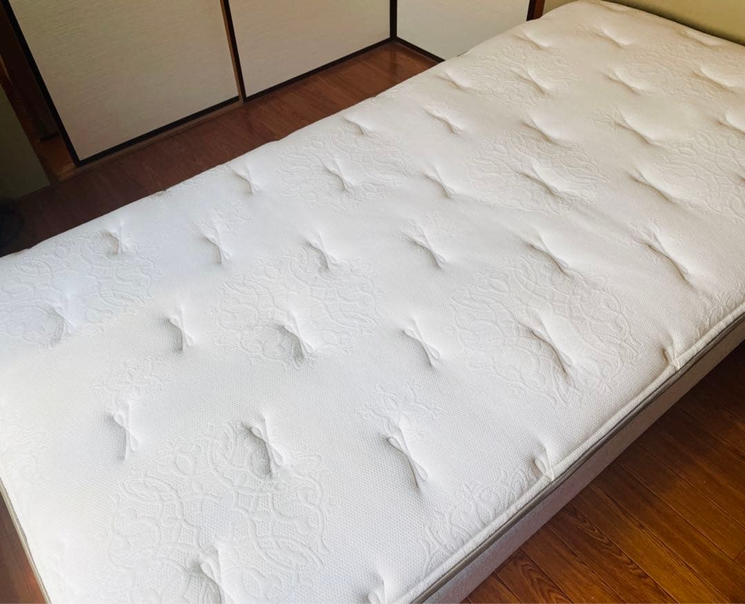 【高反発】大塚家具IDC レガリア✨ベッド シングルマットレス+ボトムクッション