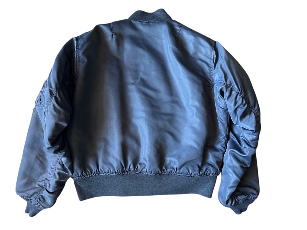 y*a様 Schott MA-1 フライトジャケット ネイビー ショット