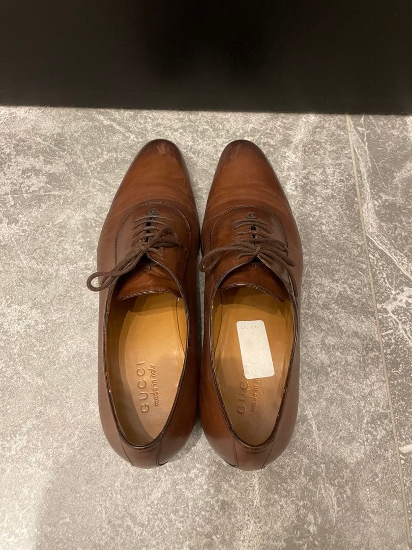 GUCCI グッチ レザー レースアップシューズ サイズ9 / 28cm