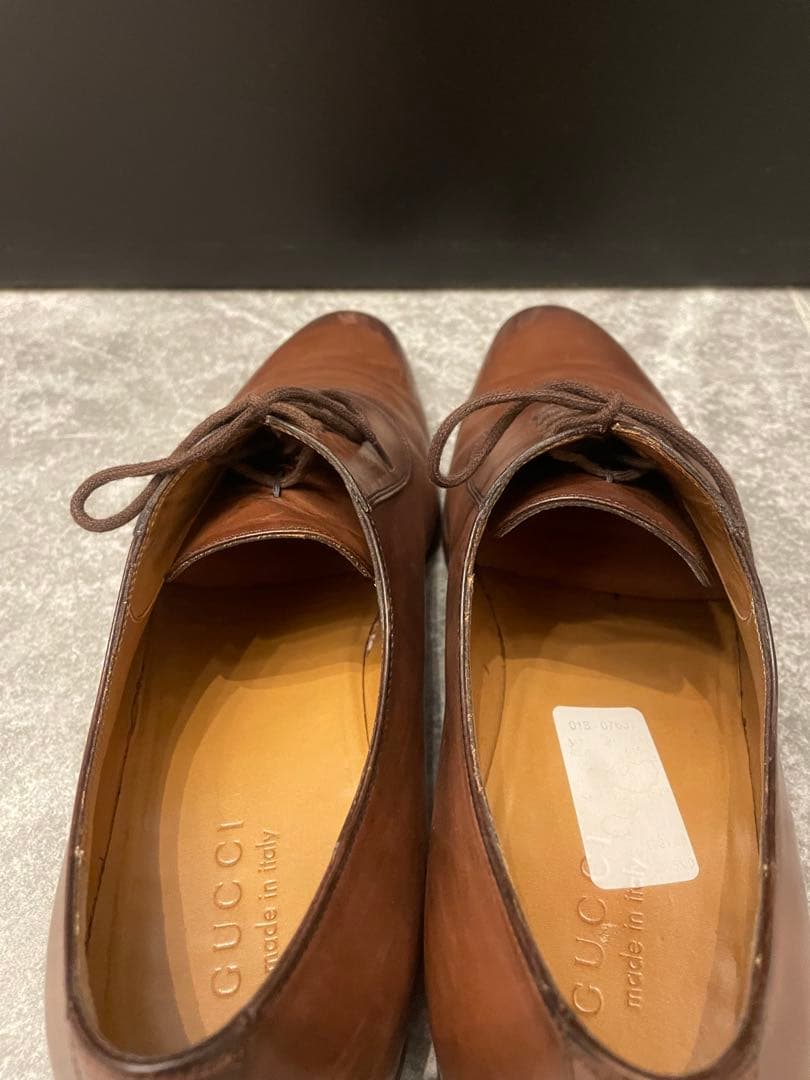 GUCCI グッチ レザー レースアップシューズ サイズ9 / 28cm
