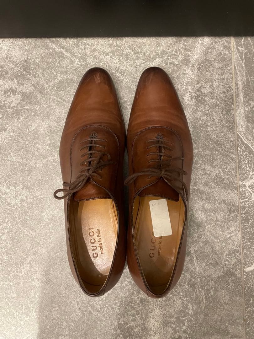 GUCCI グッチ レザー レースアップシューズ サイズ9 / 28cm