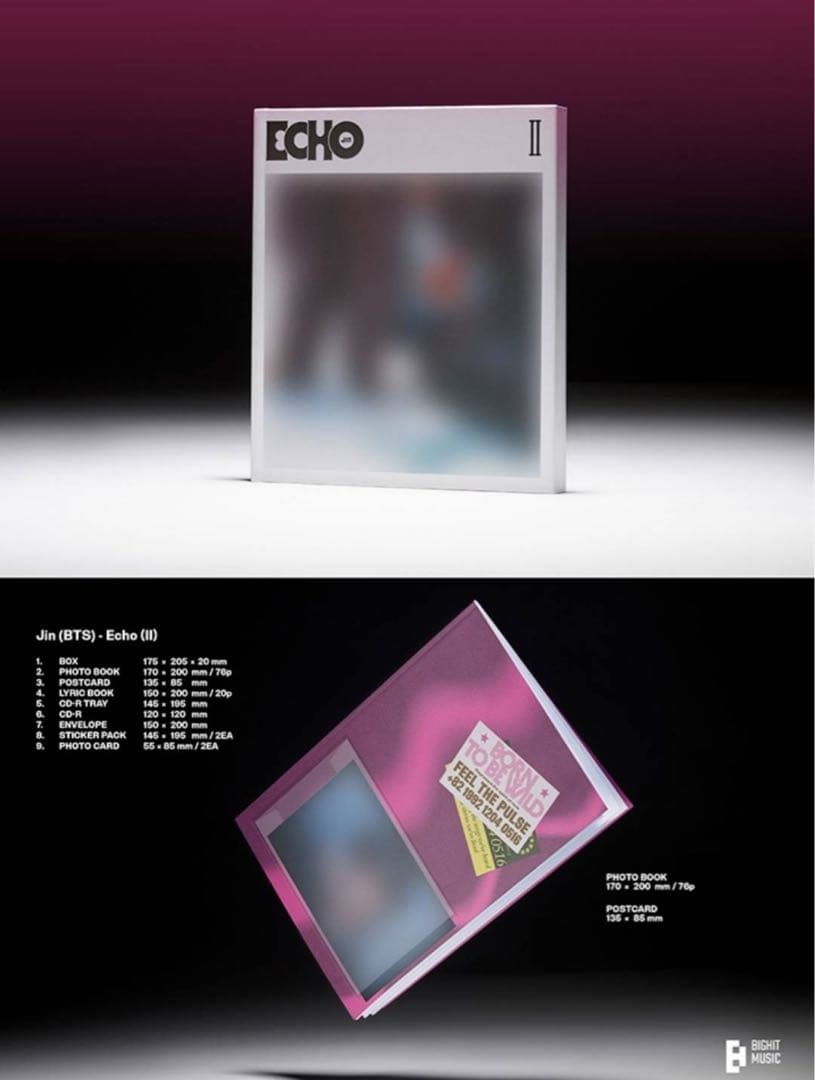 未開封 3形態 BTS ジン アルバムセット Happy ECHO