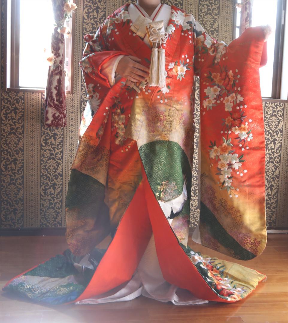 あ16和装ウエディング婚礼衣装ブライダル色打掛神前式着付け練習花魁コスプレ