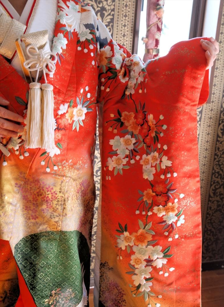 あ16和装ウエディング婚礼衣装ブライダル色打掛神前式着付け練習花魁コスプレ