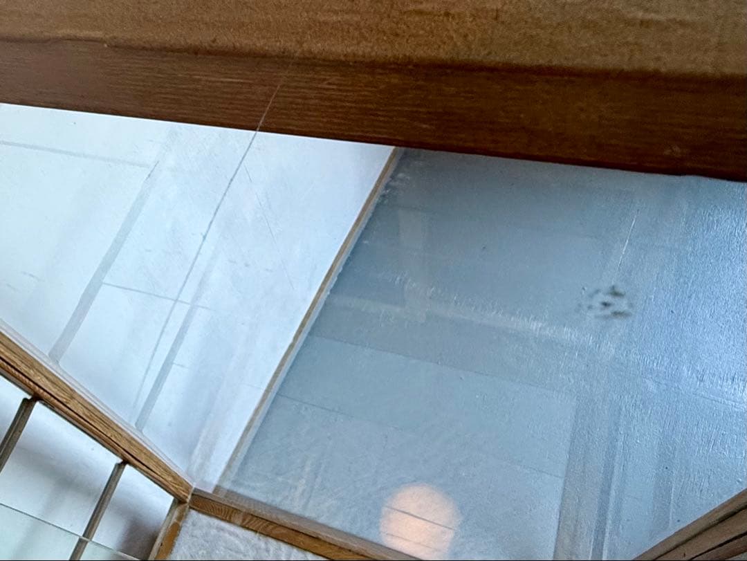 引取り限定 木枠 ガラス ショーケース 陳列棚 飾り棚 パンケース 古家具 什器