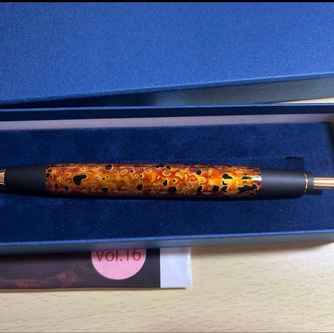 の*る様 野原工芸　兆春塗り　コラボ　ボールペン　金虫食い