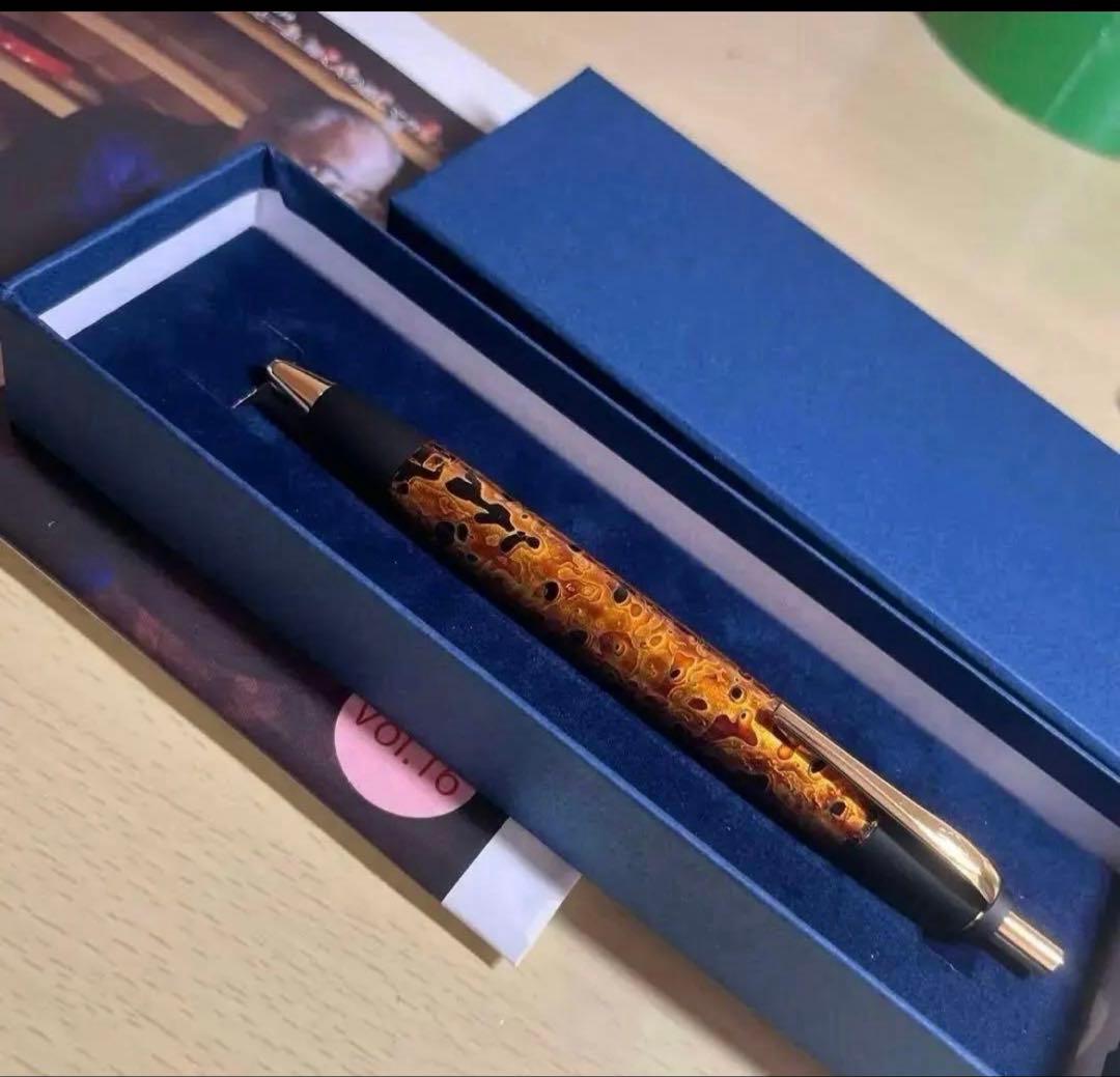 の*る様 野原工芸　兆春塗り　コラボ　ボールペン　金虫食い