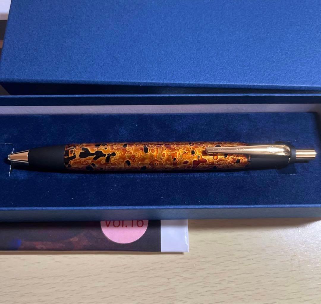 の*る様 野原工芸　兆春塗り　コラボ　ボールペン　金虫食い