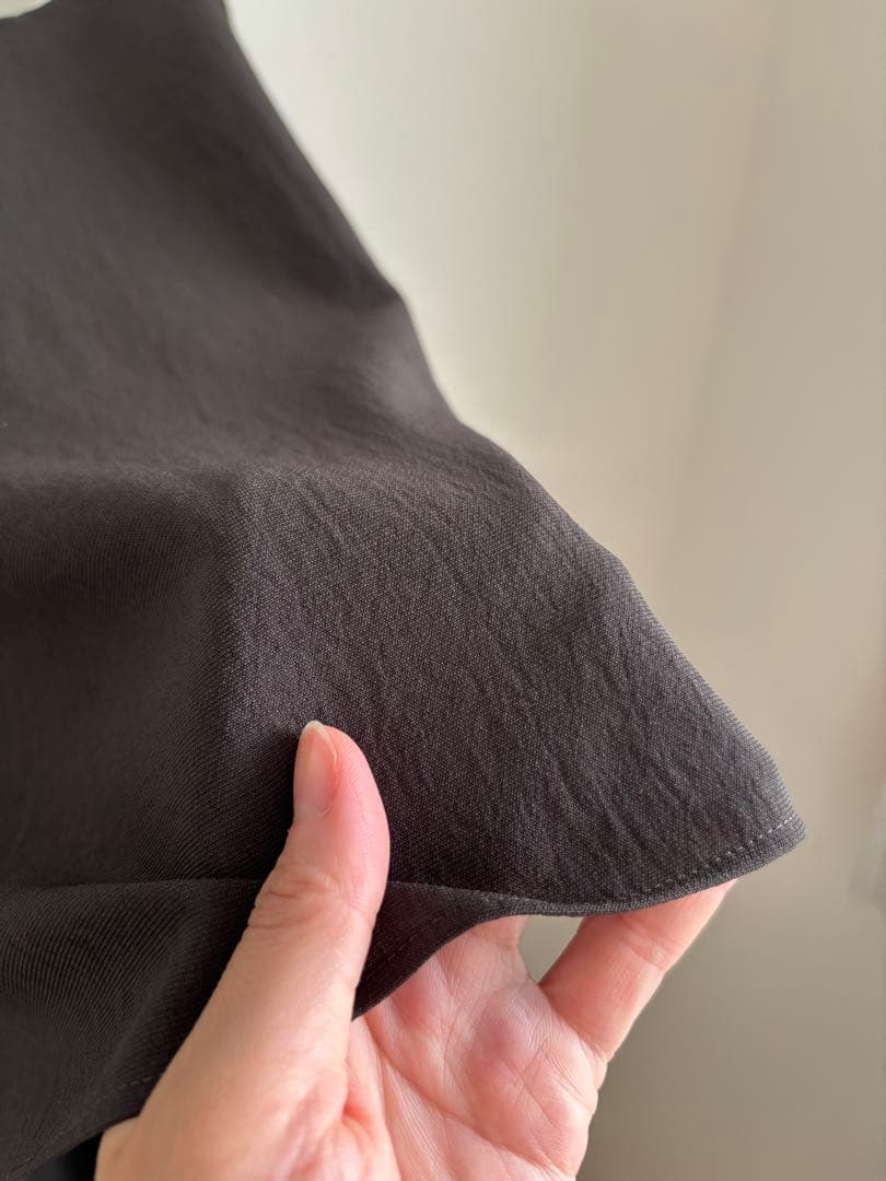 試着のみ★ドライクロスオールインワン　ダークグレー　FREEサイズ