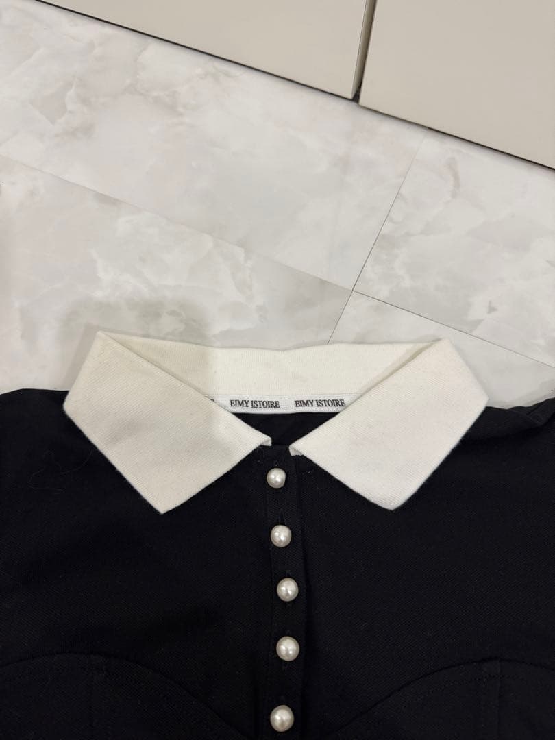 【完売品】eimygolf ビスチェシームポロシャツ