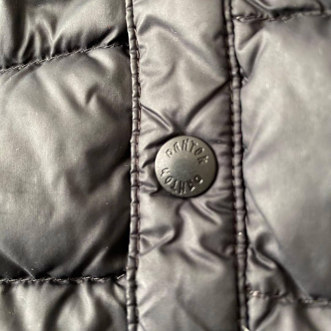 DANTON ダントンダウンベストクルーネック　Ｍサイズ36ブラック男女兼用