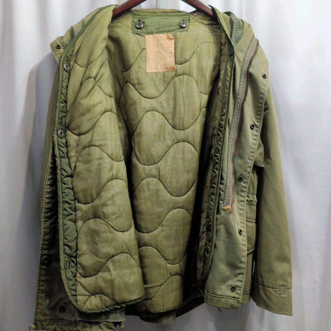 実物 60年代 アルファ M-65 3rd ライナー付 ミリタリージャケット M
