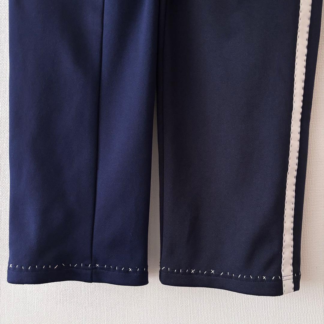 大人気！ keisuke kanda 手縫いの ジャージ 下 紺