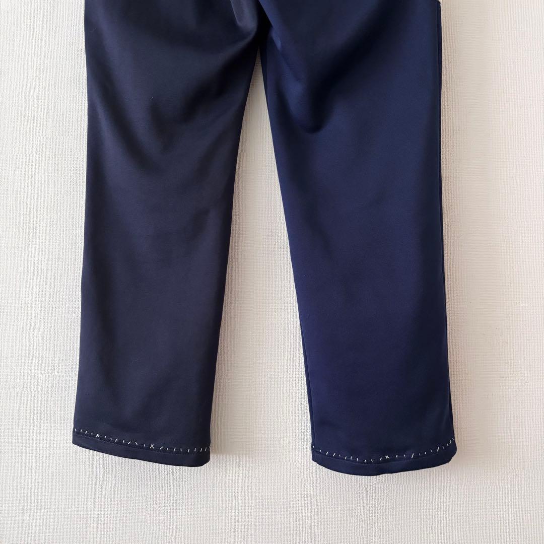 大人気！ keisuke kanda 手縫いの ジャージ 下 紺