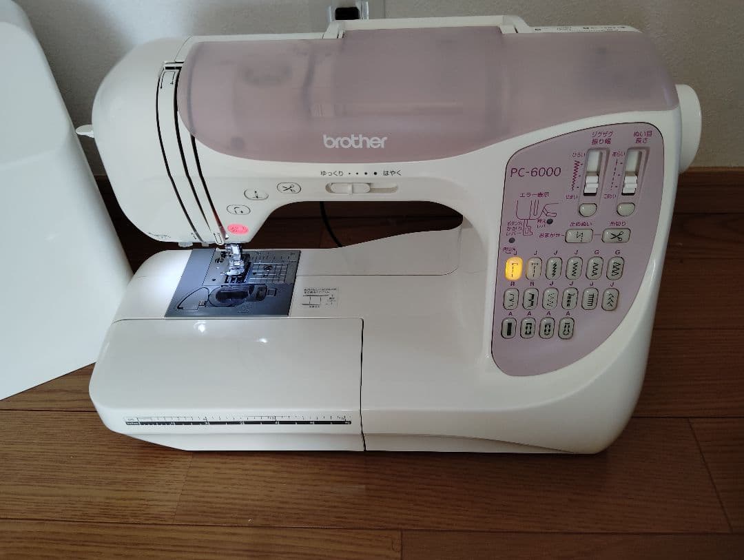 極美品・動作良好✨️ ブラザー コンピューターミシン PC-6000 フット付
