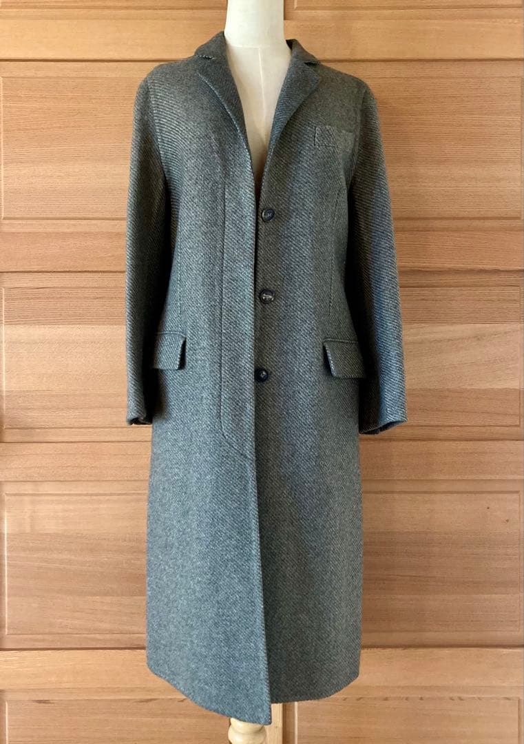 HERMES マルジェラ期　カシミヤコート　ダブルフェイス　美品　クリーニング済