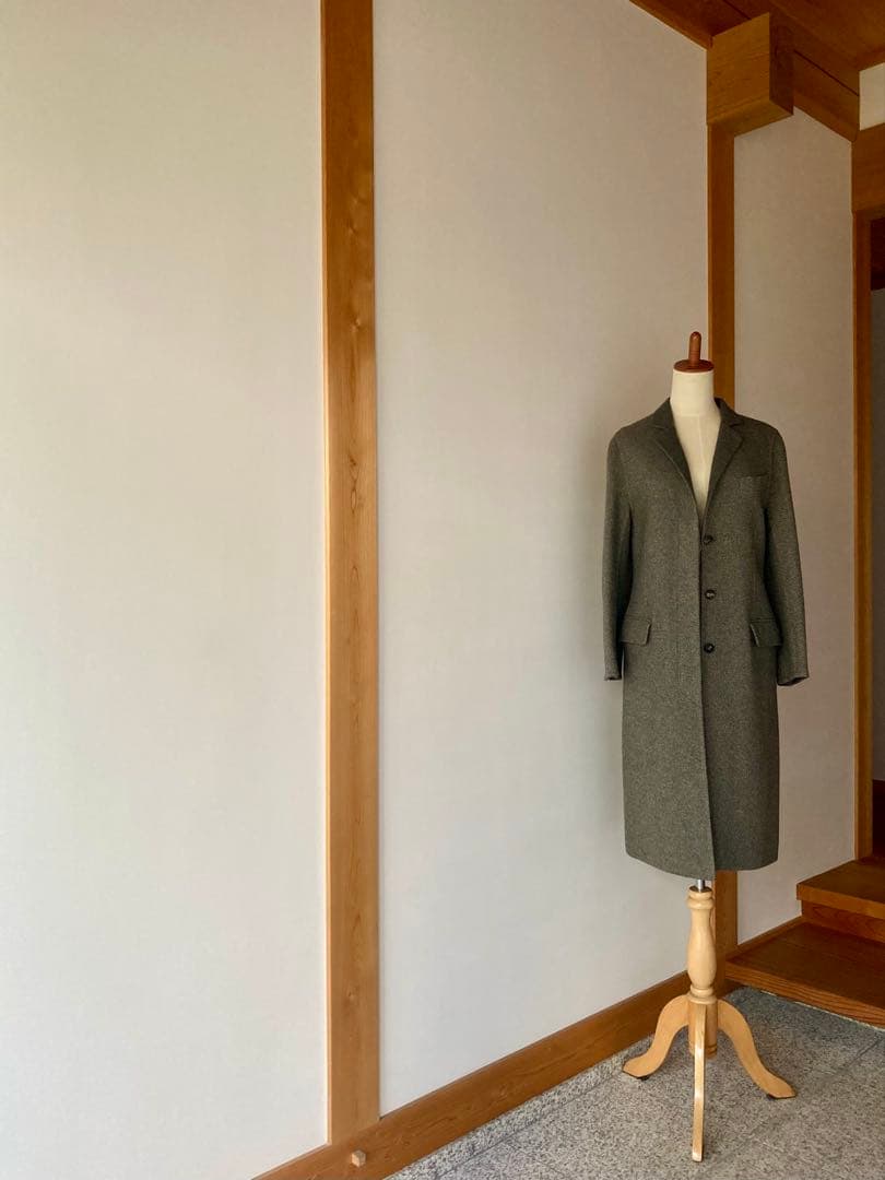 HERMES マルジェラ期　カシミヤコート　ダブルフェイス　美品　クリーニング済
