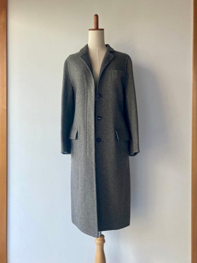 HERMES マルジェラ期　カシミヤコート　ダブルフェイス　美品　クリーニング済