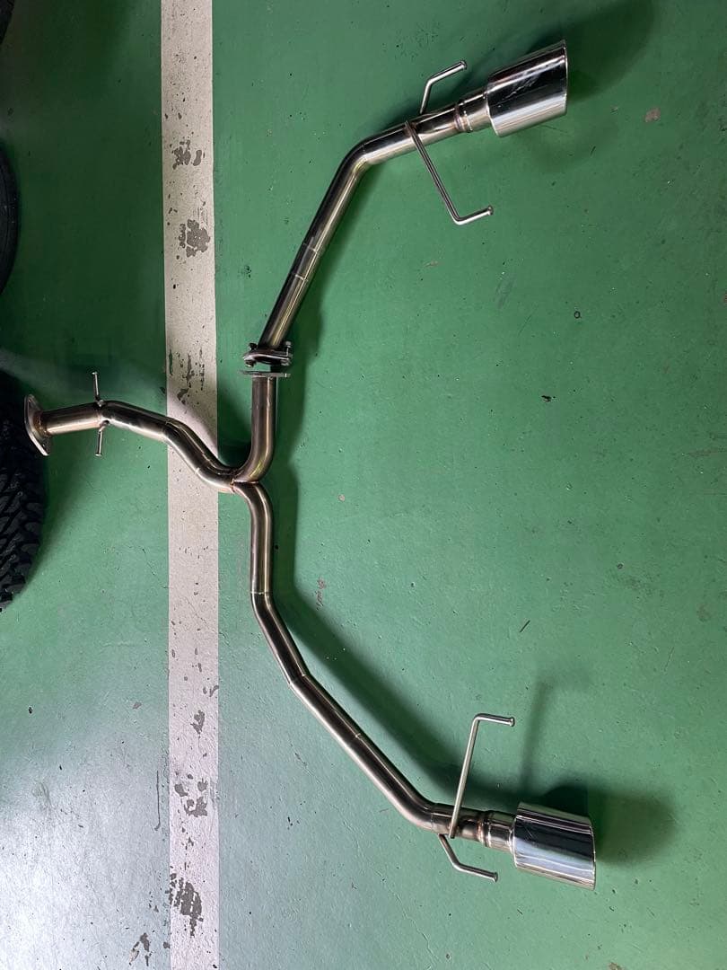 IS250C ストレート マフラー リアピース 120mm オーバル GSE20