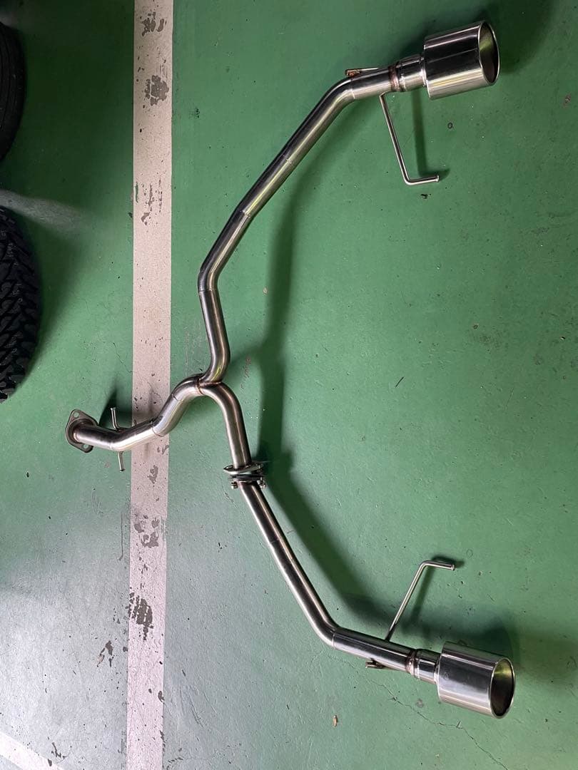 IS250C ストレート マフラー リアピース 120mm オーバル GSE20