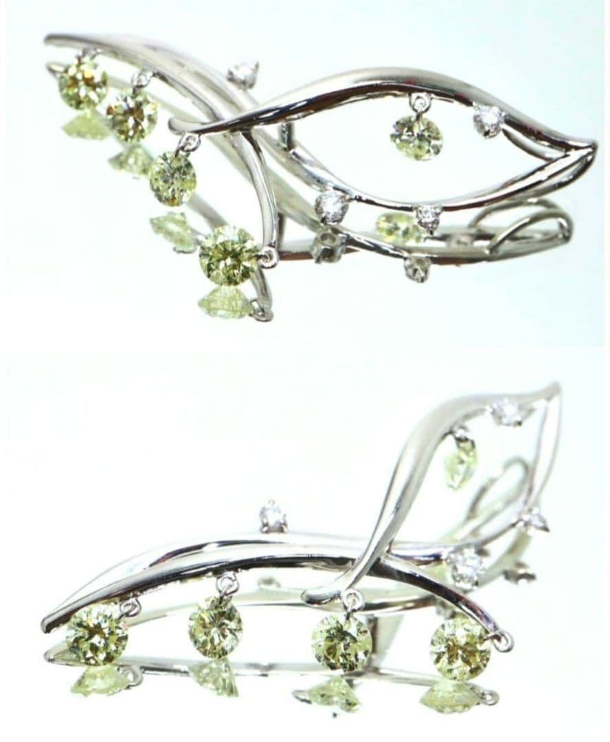 まーぶる 超稀少！超激レアな天然イエローグリーン系のペンダントトップ！②