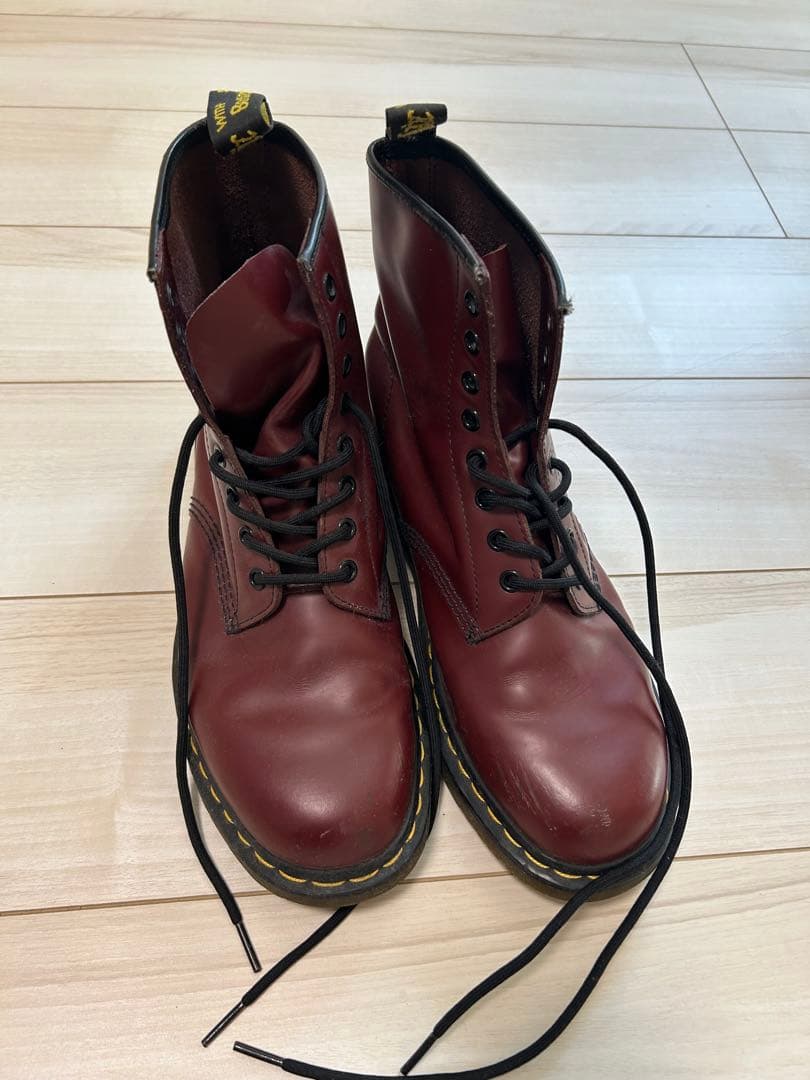 Dr. Martens 8ホール　ドクターマーチン　ワインレッド　UK8