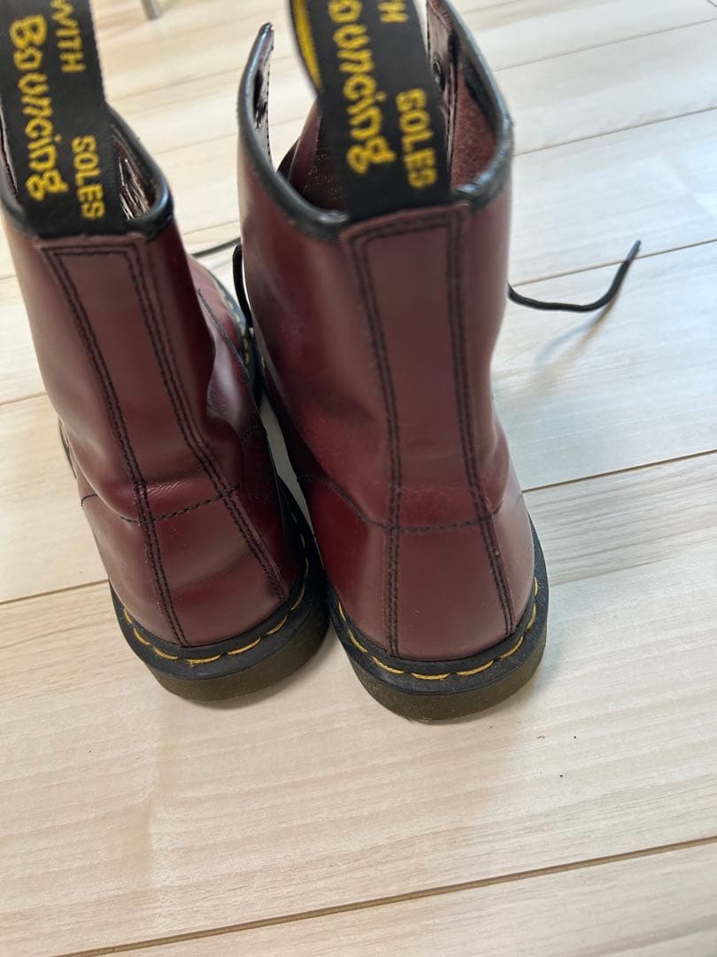 Dr. Martens 8ホール　ドクターマーチン　ワインレッド　UK8