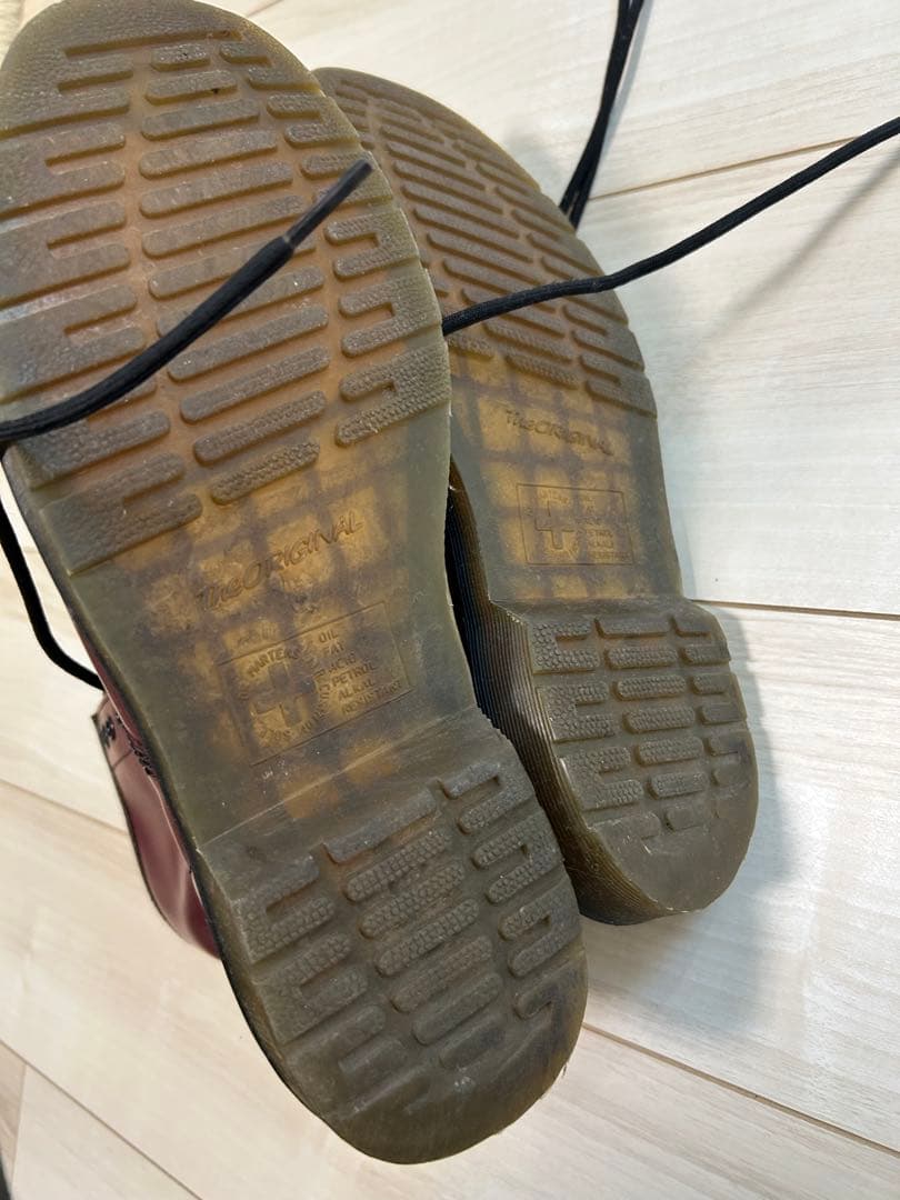 Dr. Martens 8ホール　ドクターマーチン　ワインレッド　UK8