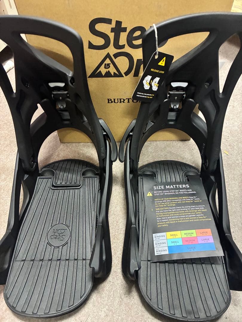 Burton Step On ビンディング Sサイズ ブラック