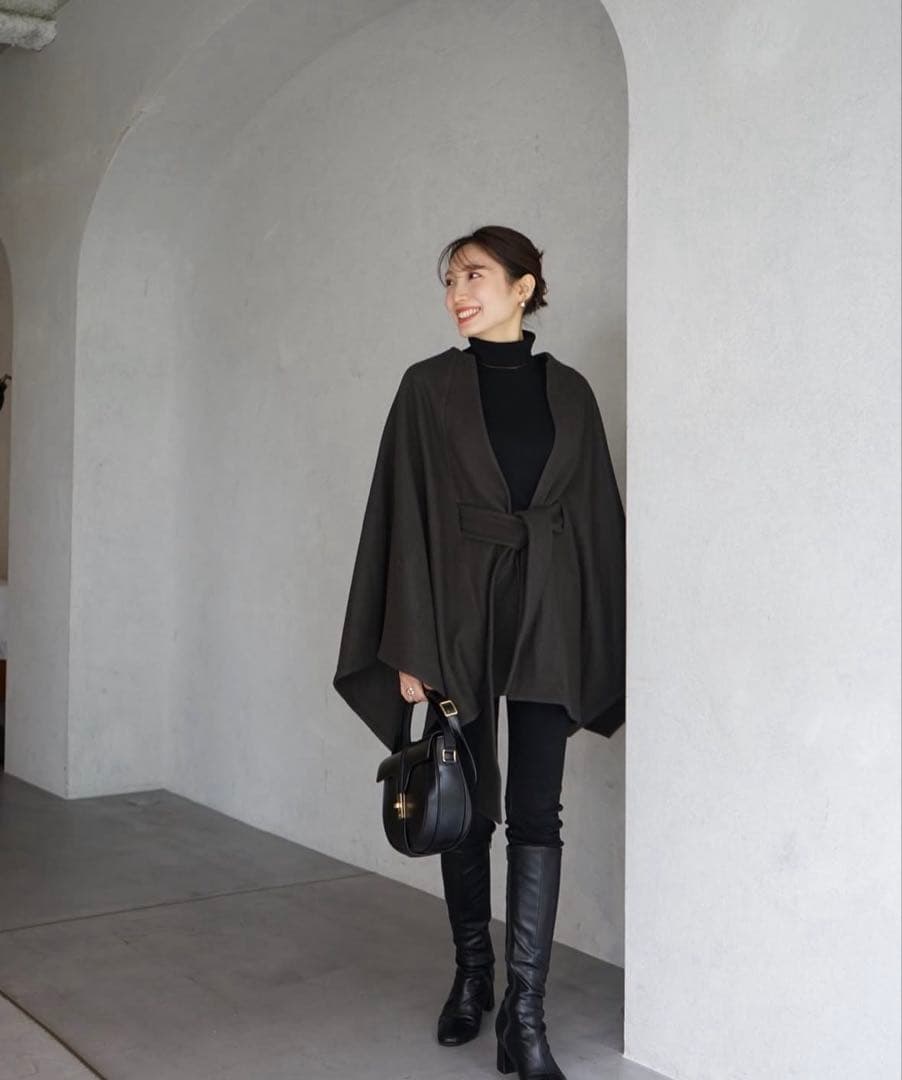 laube blanc 3way Wool Cape coat コート