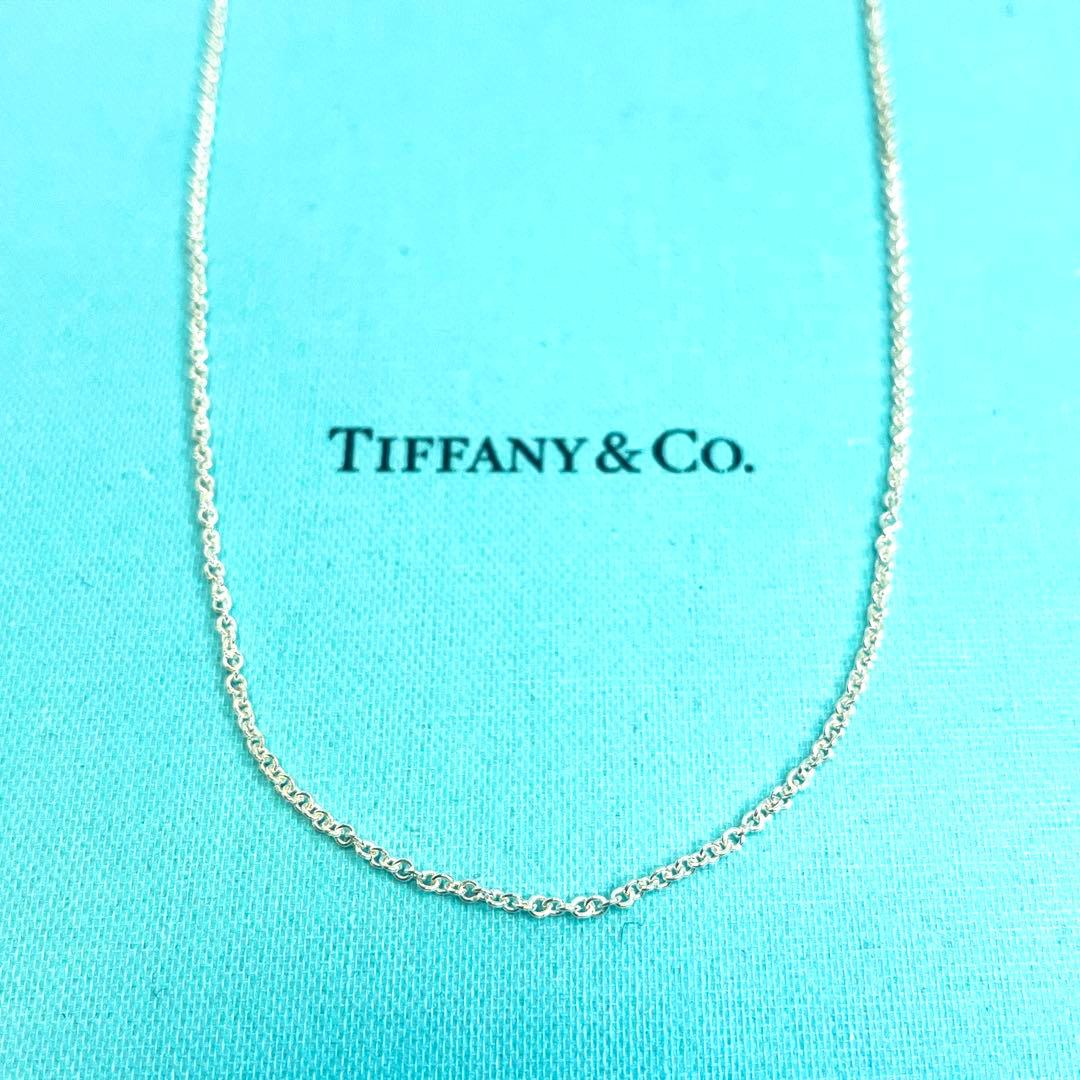 ティファニー ネックレス チェーン 45cm シンプル シルバー925