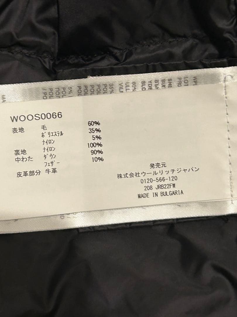 Woolrich アラスカンウールオーバーシャツ（チャコールグレー）サイズM