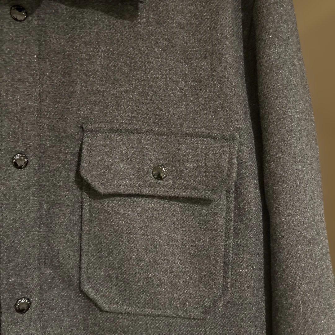 Woolrich アラスカンウールオーバーシャツ（チャコールグレー）サイズM