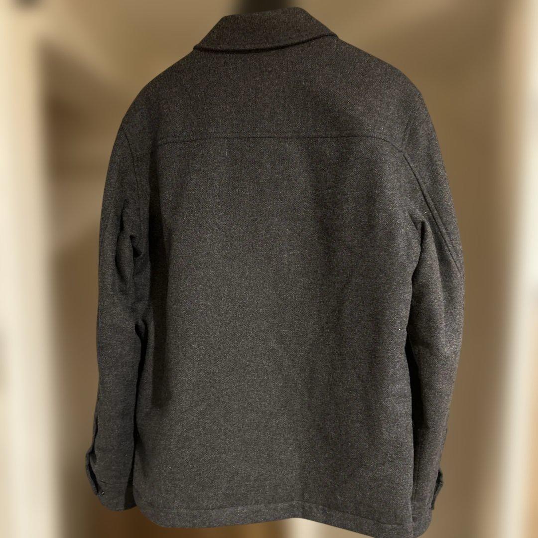 Woolrich アラスカンウールオーバーシャツ（チャコールグレー）サイズM