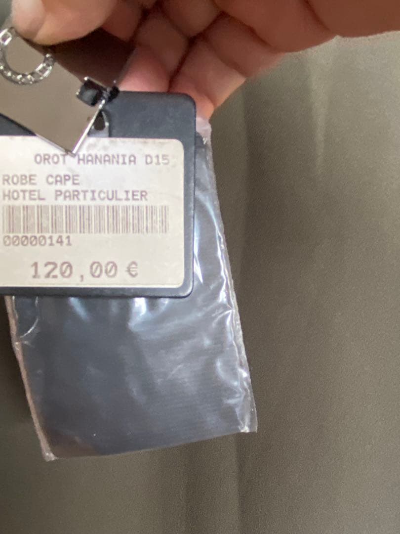 オリーブグリーン ポンチョ風長袖カットソーワンピース